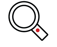 Magnifying glass icon